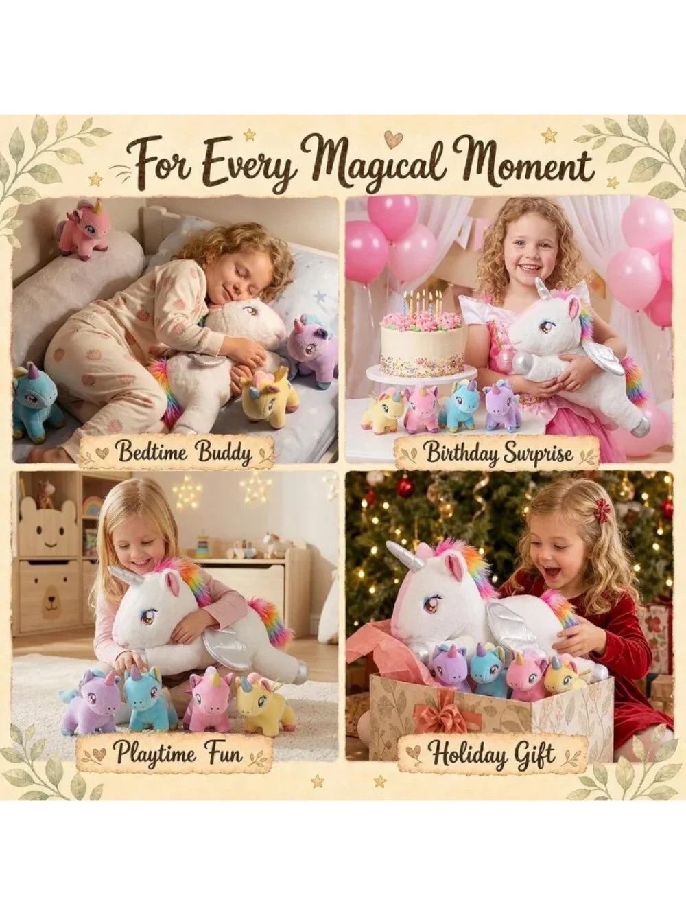Adorable Unicorn Stuffed Animal with Baby Inside | Perfect Gift for Kids